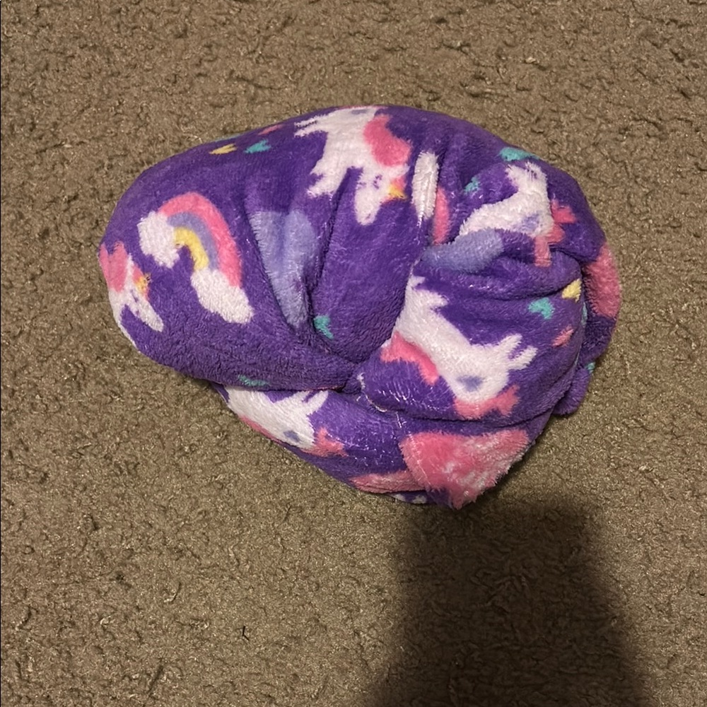 Unicorn Print Fleece Blanket